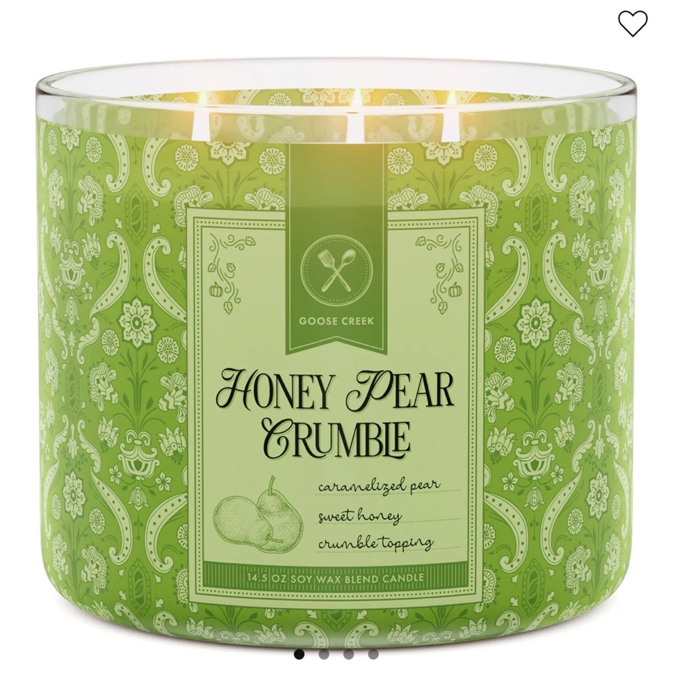 🍐 GC Honey Pear Crumble 3-Wick Candle NEW